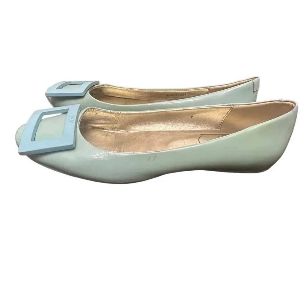 Roger Vivier Gommettine Patent Leather Ballet Flats Sz 38 US7.5 - Picture 2 of 10